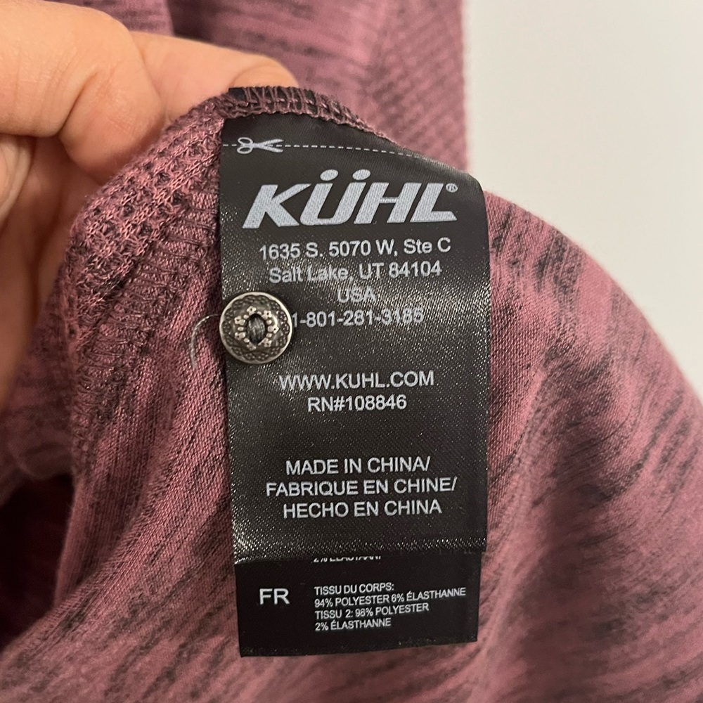 Kuhl Womens Svenna Short Sleeve Shirt Lunar Dust XL - Picture 14 of 14